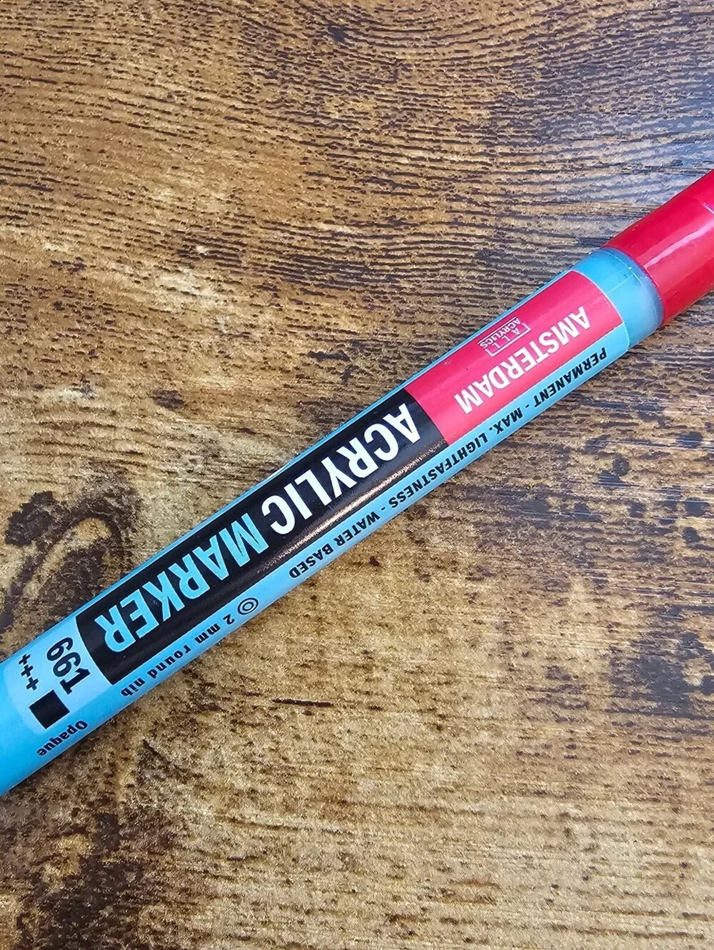 Royal Talens Amsterdam Acrylic Marker 661 2MM Round Nib Blue